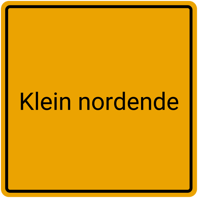 Meldebestätigung Klein Nordende